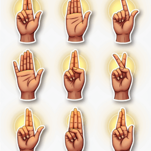 Yoga Symbols - Sticker Sheet v3